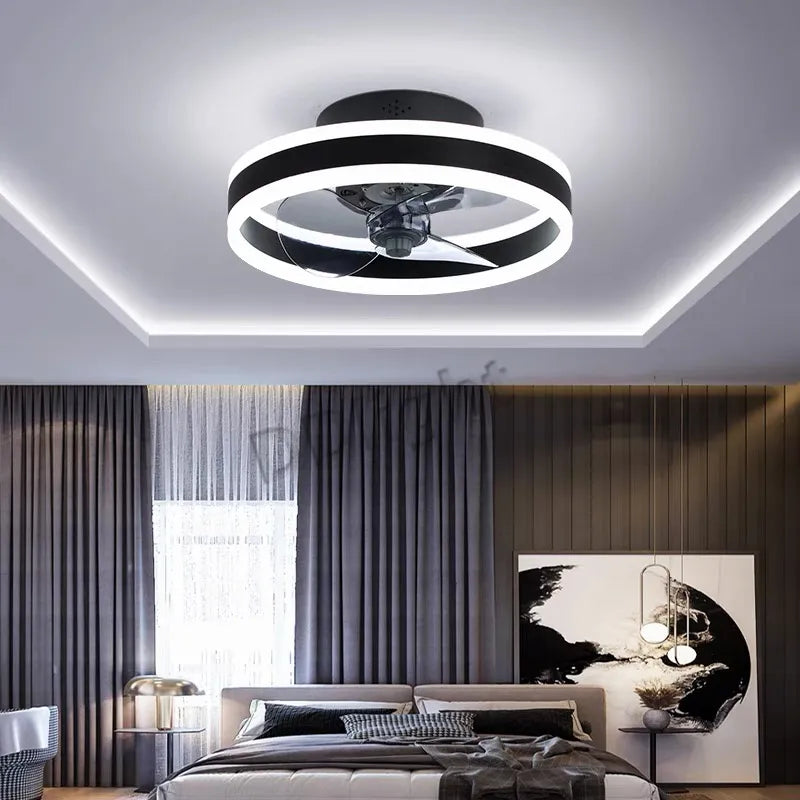 Remote control Smart LED Ceiling Fan Lights