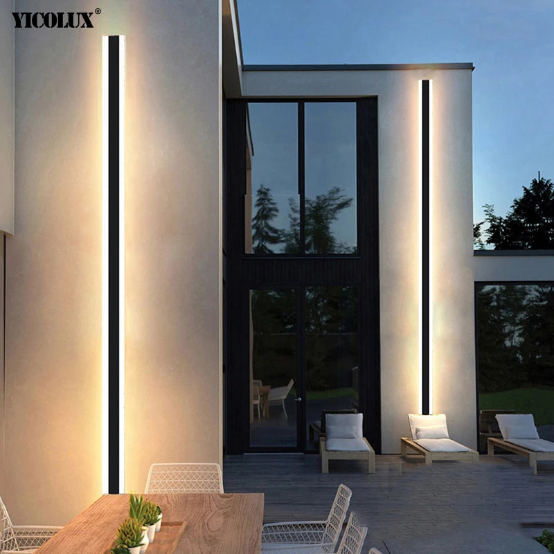 Outdoor Waterproof Modern LED Wall Lights With Remote control
